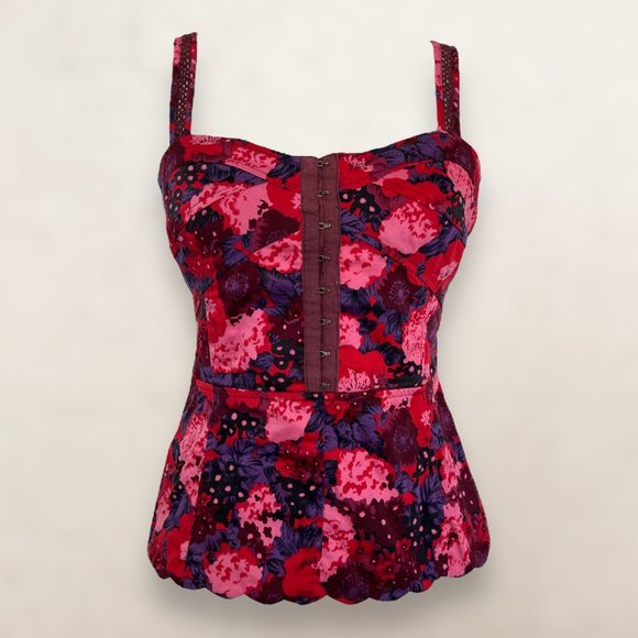 Free People Tops - Free People Floral Printed Tank Top